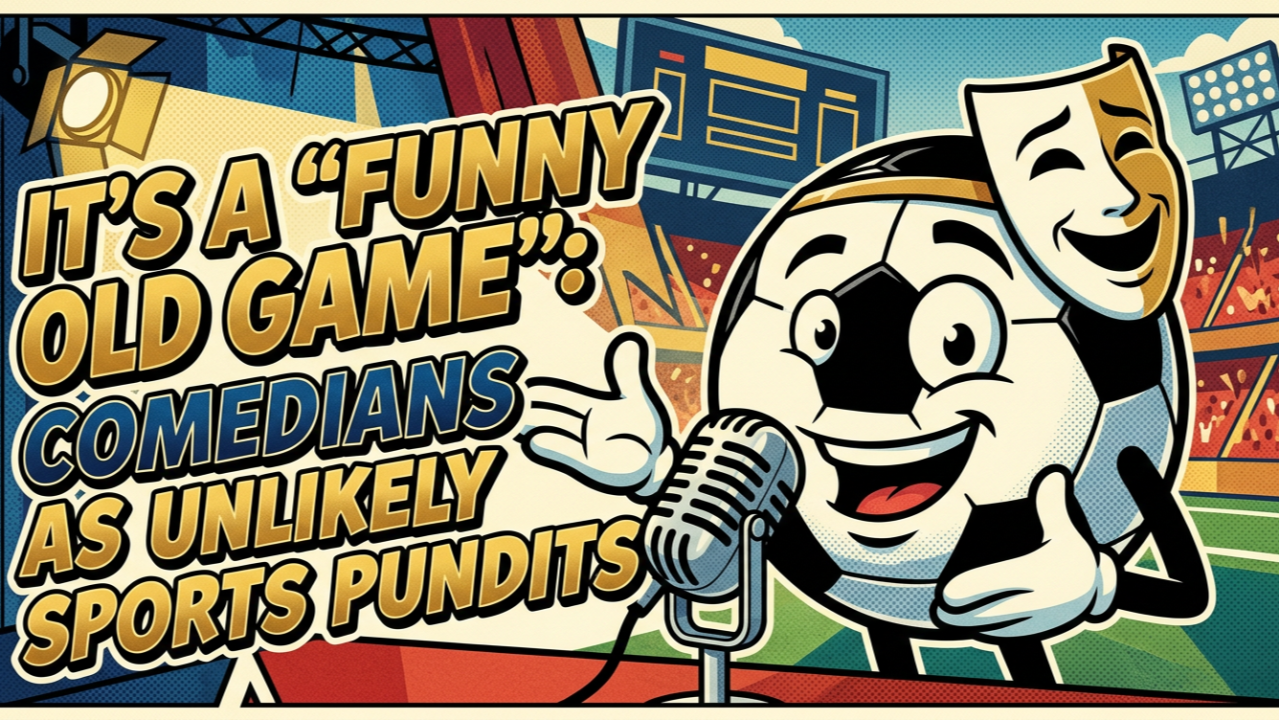 IT'S A FUNNY OLD GAME: THE RISE OF COMEDIANS AS UNLIKELY SPORTS PUNDITS
