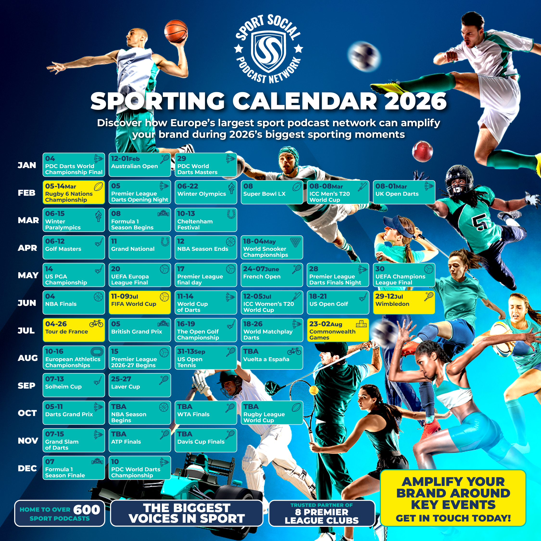 2026 SPORTING CALENDAR: THE ULTIMATE GUIDE TO MAJOR SPORT EVENTS WORLDWIDE