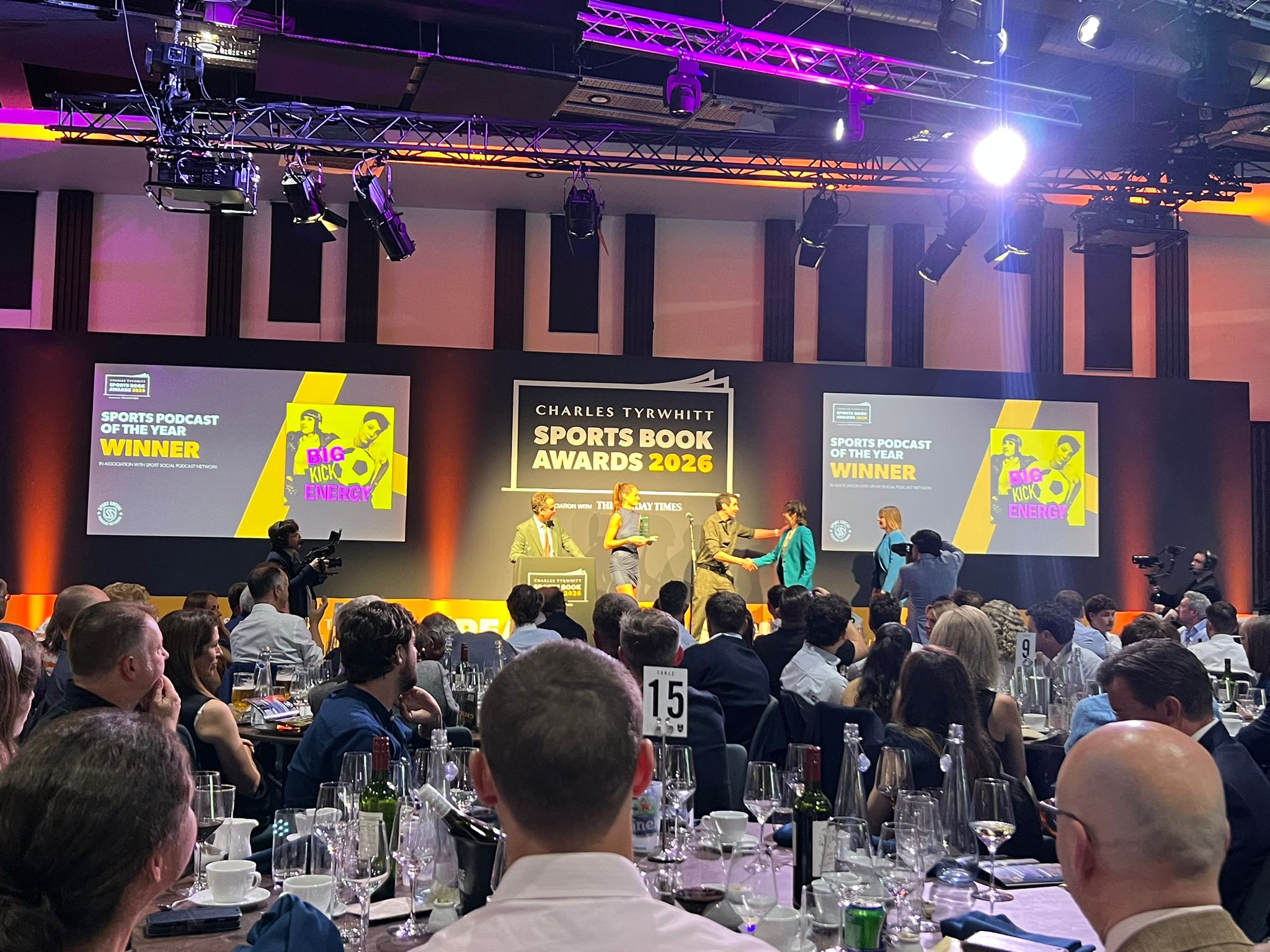 BIG KICK ENERGY WINS INAUGURAL SPORTS PODCAST OF THE YEAR AWARD